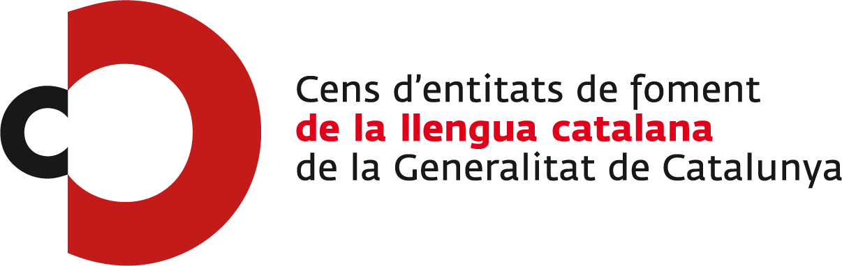 Logotip Cens d'entitats de foment de la llengua catalana de la Generalitat de Catalunya