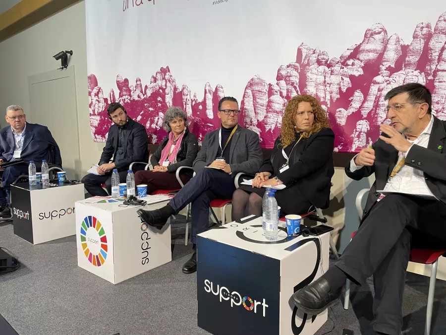 Debat central: Suports per habilitar vides que mereixen ser viscudes, moderada pel director de Support-Girona., Josep Maria Solé.