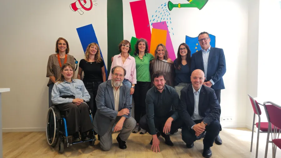 Foto de família a l'EASPD