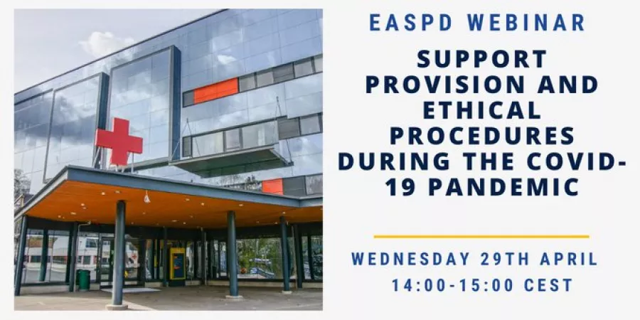 Support participa en el nou seminari web de l'EASPD, centrat en els aspectes ètics en la provisió de serveis de suport a les persones amb discapacitat durant la pandèmia