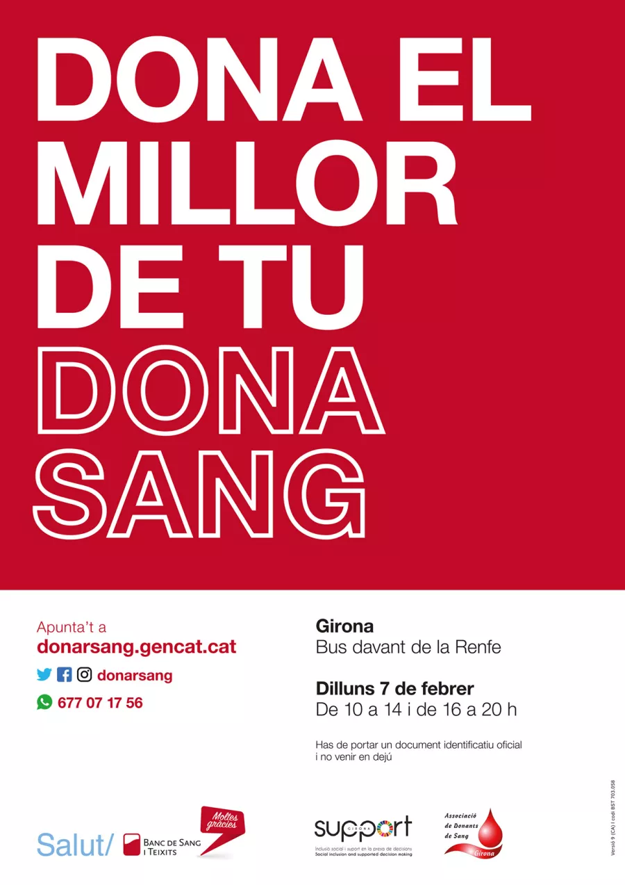 Support-Girona per la donació de sang