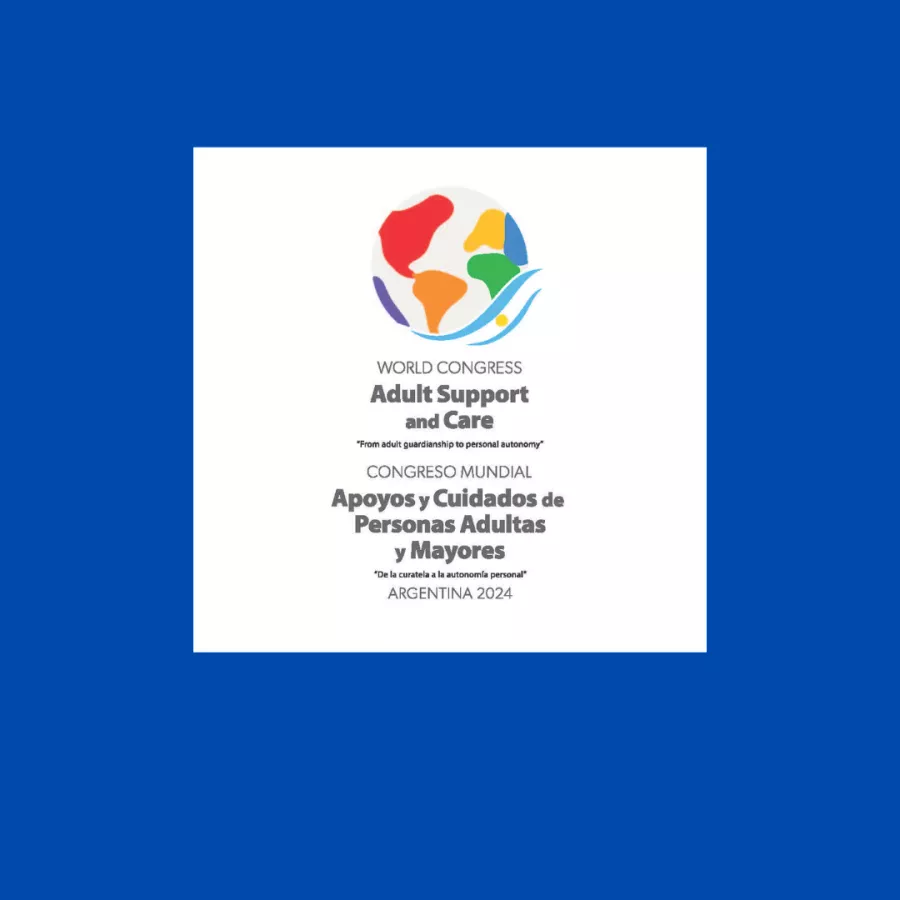 Logotipo Congrés Mundial de Suports i Cures de Persones Adultes i Majors de Argentina 2024