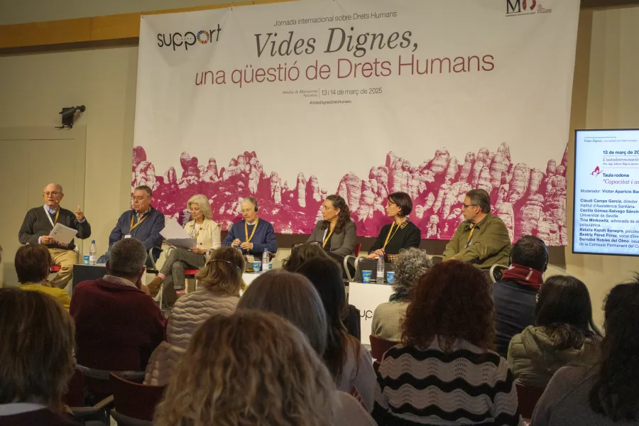 Taula rodona: Capacitat i autonomia: un dret qüestionat en Salut Mental.