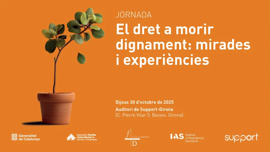 Cartell de la jornada dret a morir dignament