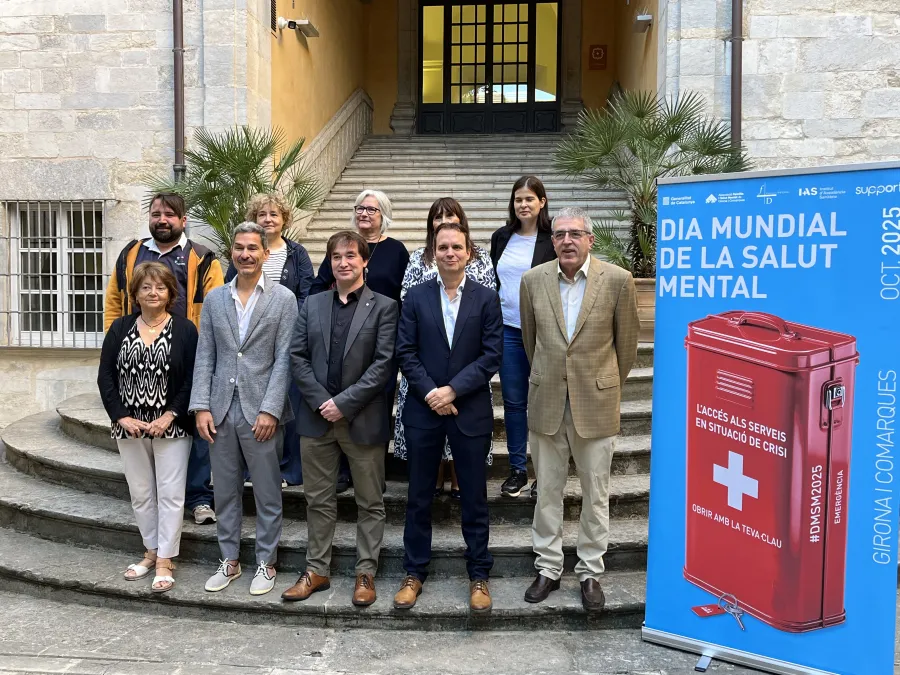Grup Dia Mundial de la Salut Mental 2025 a les escales de la Generalitat
