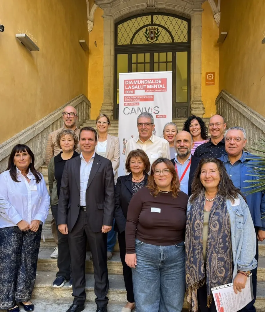 Foto de grup a les escales
