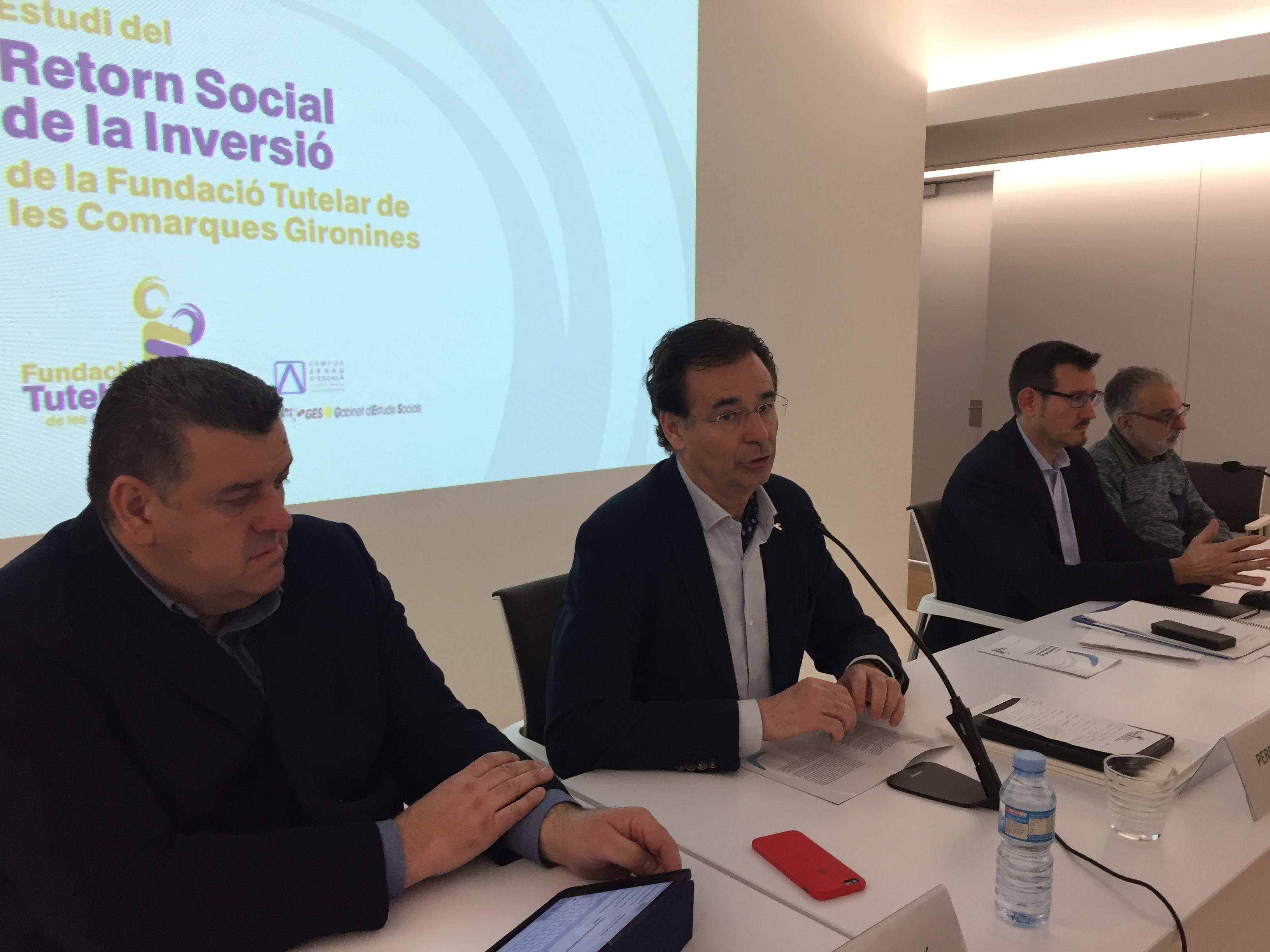 La repercussió social de l'activitat de la Fundació Tutelar de les Comarques Gironines multiplica per 4 el seu cost