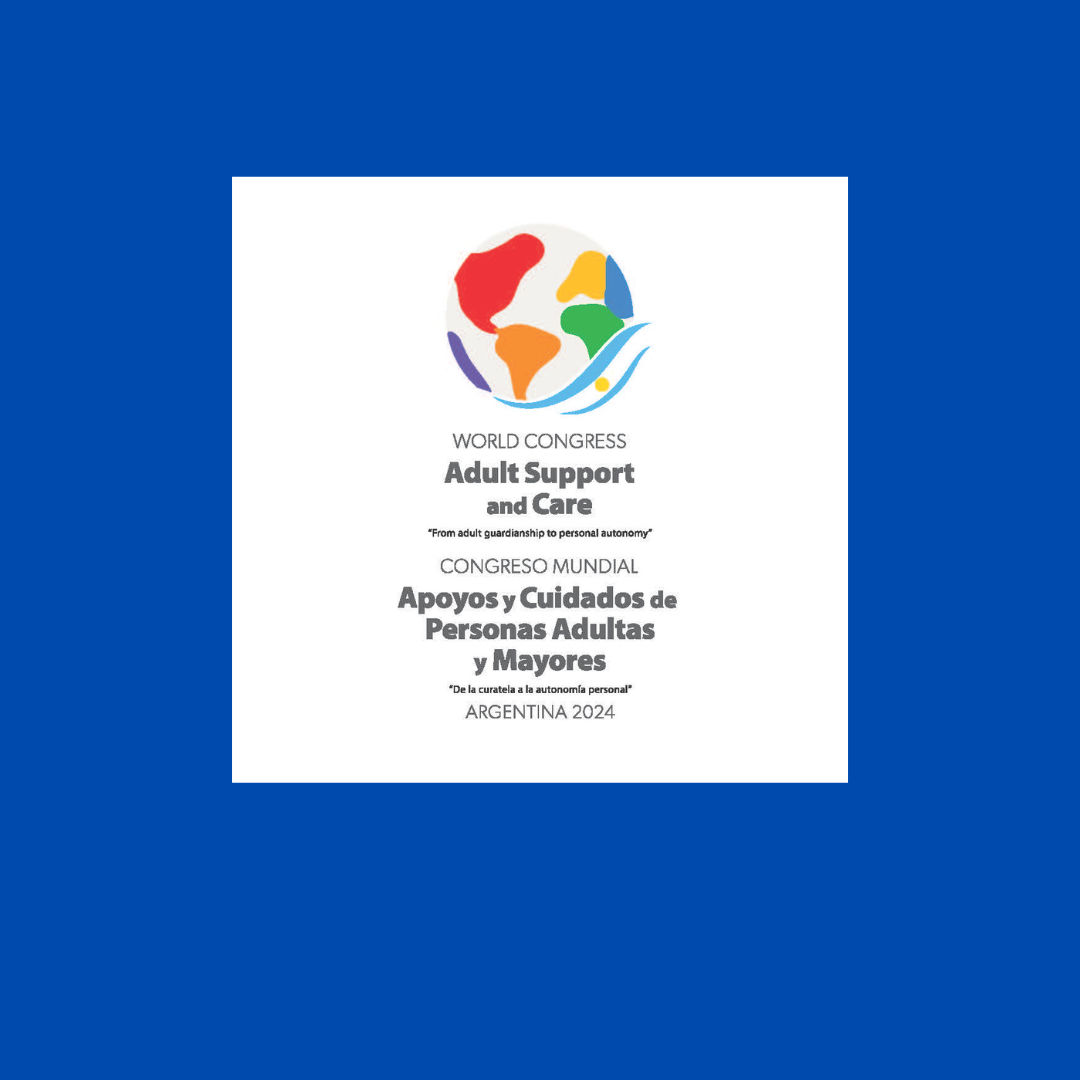 Logotipo Congrés Mundial de Suports i Cures de Persones Adultes i Majors de Argentina 2024