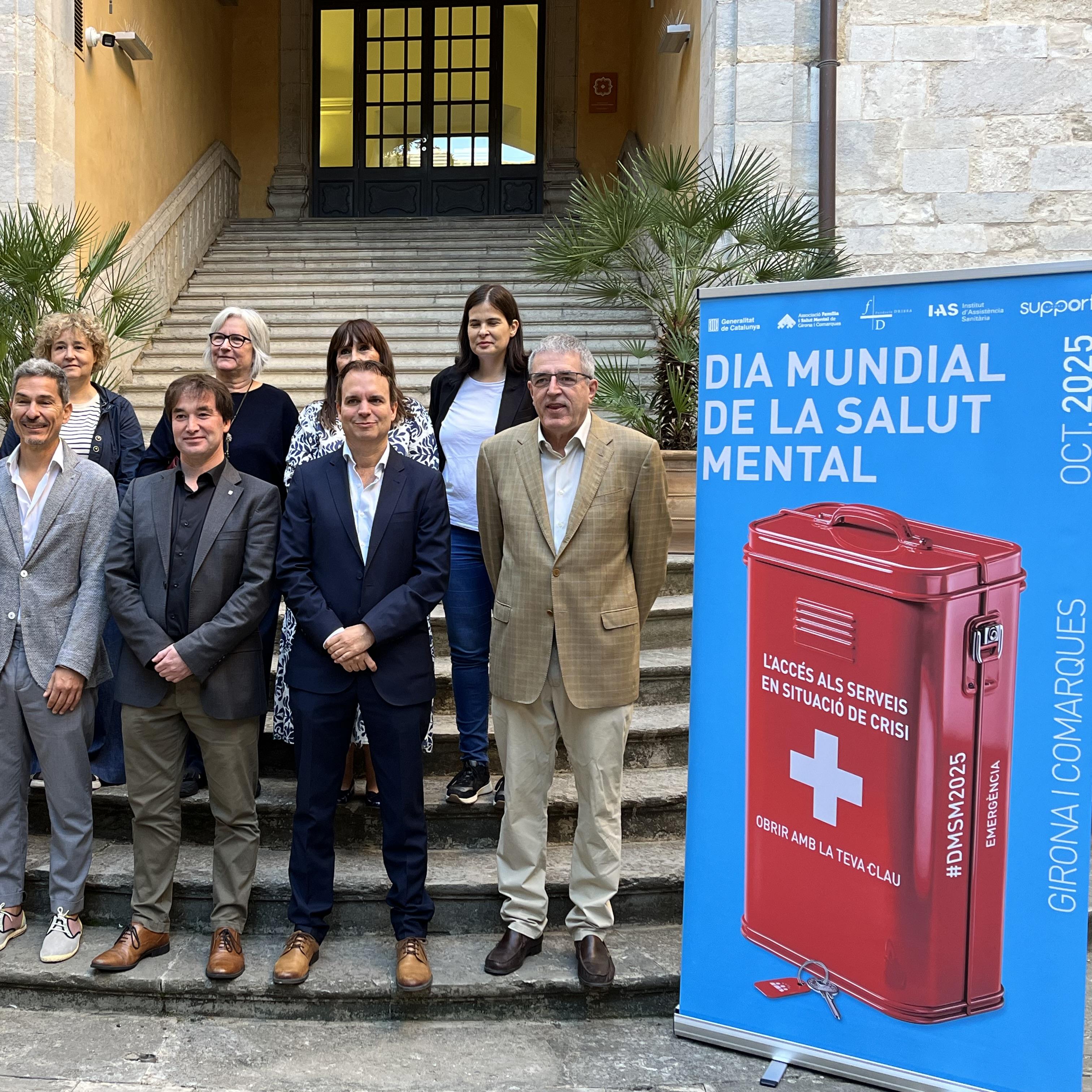 Grup Dia Mundial de la Salut Mental 2025 a les escales de la Generalitat