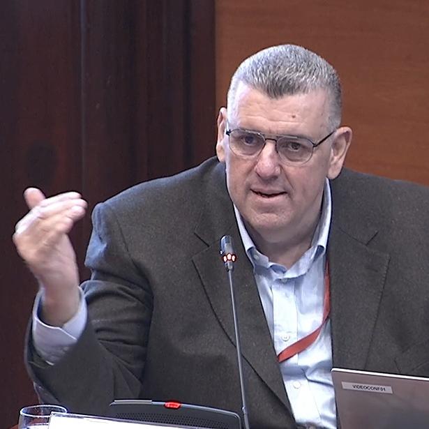 Josep Maria Solé durant la seva intervenció