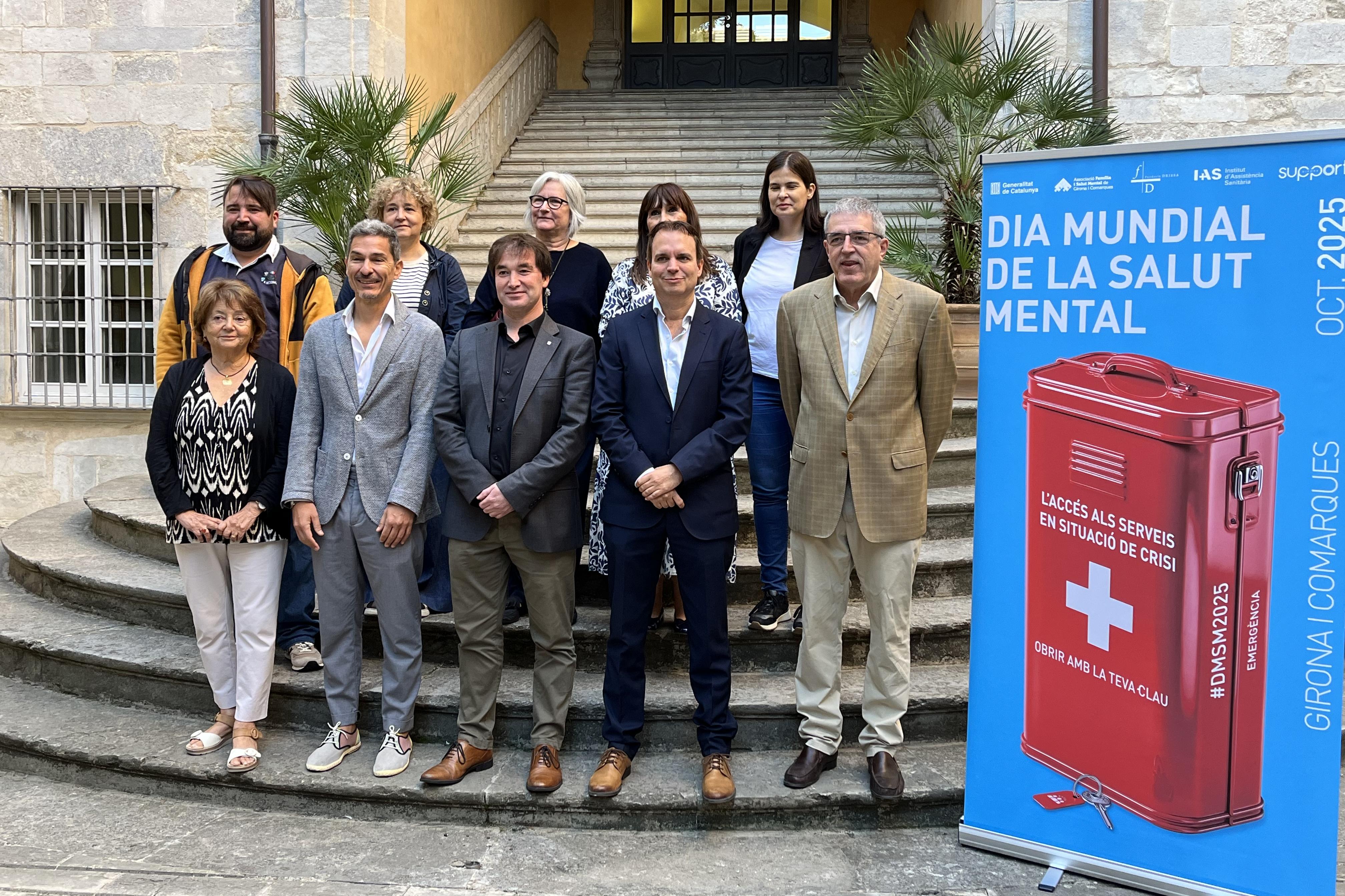 Grup Dia Mundial de la Salut Mental 2025 a les escales de la Generalitat